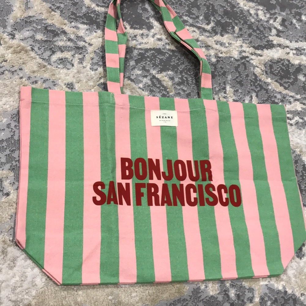 Sézane canvas tote bag NWOT.